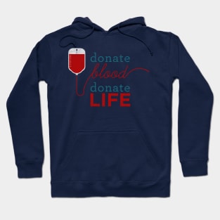 Donate blood - donor badge - blood donation Hoodie